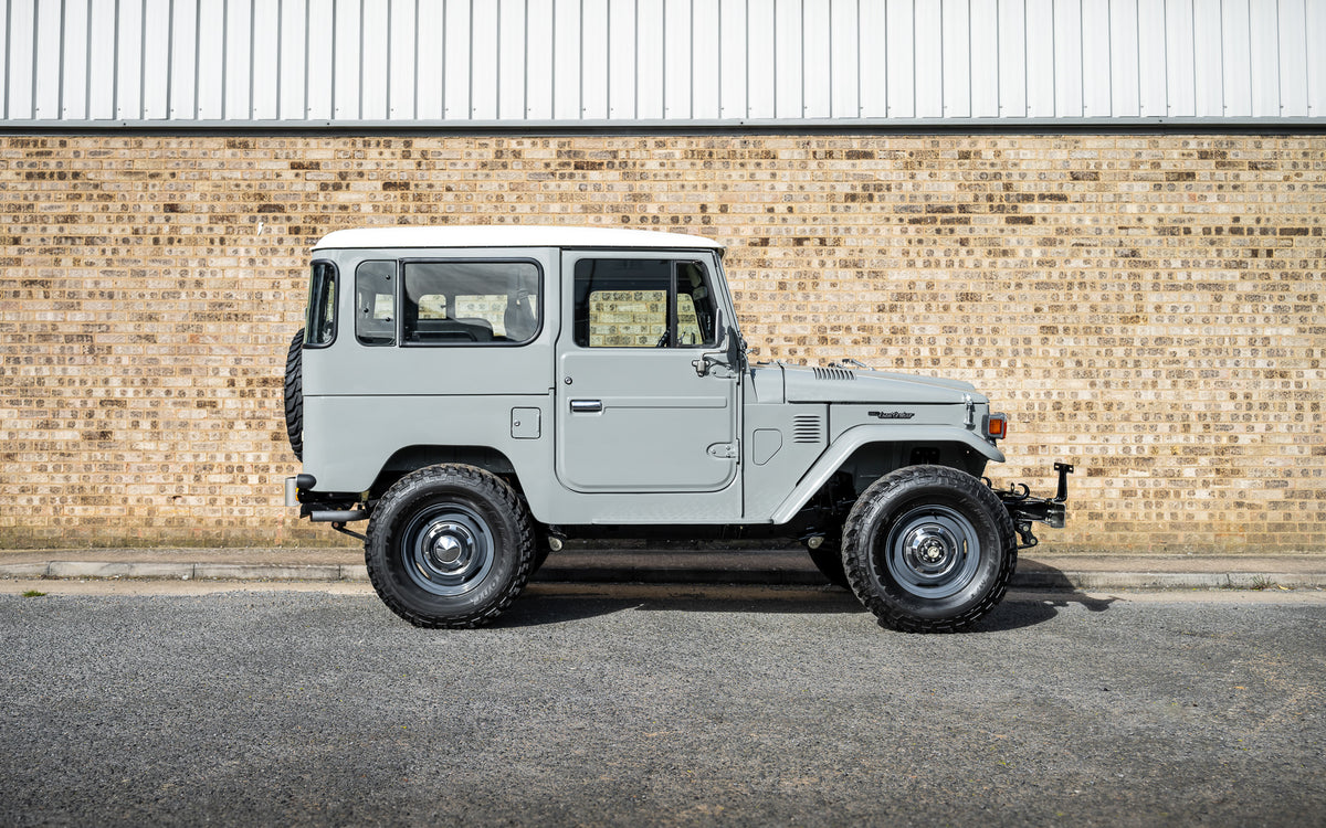 Classic 40 Series Grey 1982 Toyota FJ40 Land Cruiser Newly Restored by Hogg & Swan