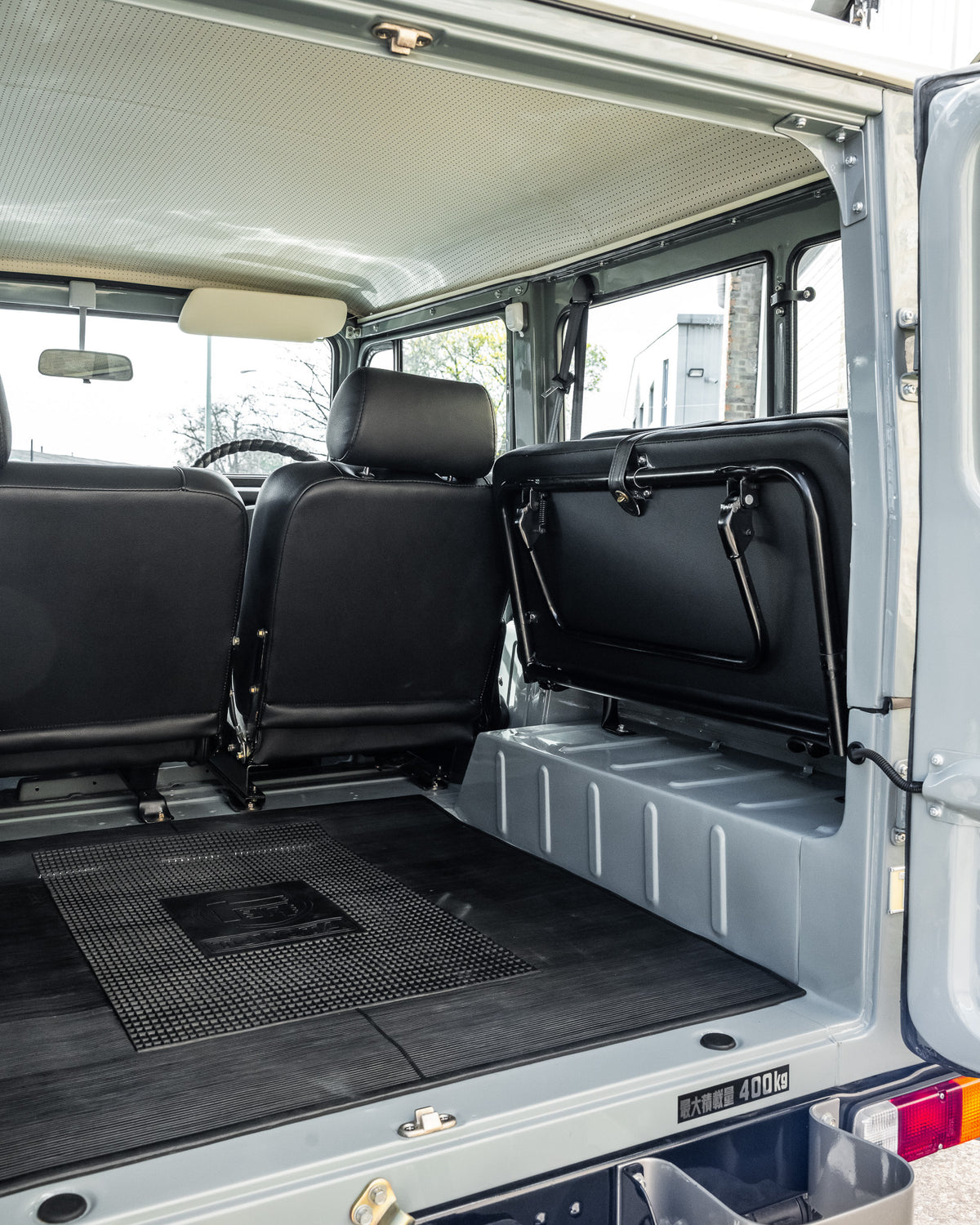 CLASSIC 40 SERIES HEATH GRAY 1982 TOYOTA FJ40 LAND CRUISER NEWLY RESTORED WITH CUSTOM BLACK LEATHER SEATS FOR SALE