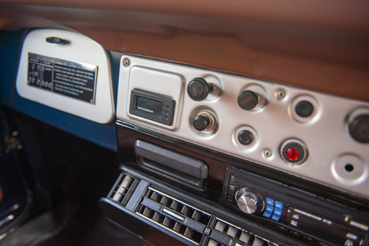 Vintage 40 Diesel 1983 Toyota BJ40 Land Cruiser in Royal Blue with Air Conditioning Features