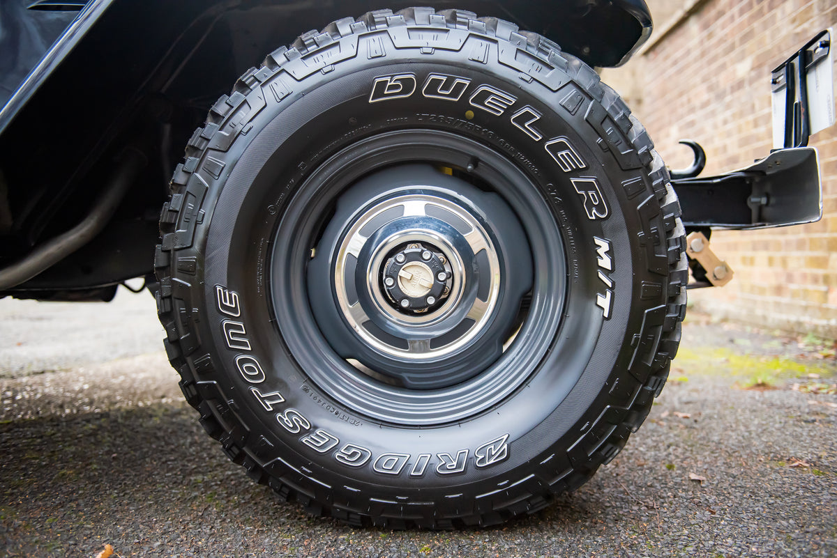 Vintage 40 Series Diesel Toyota BJ40 Land Cruiser with 16" Steel Rims and New Genuine Chrome Hub Caps