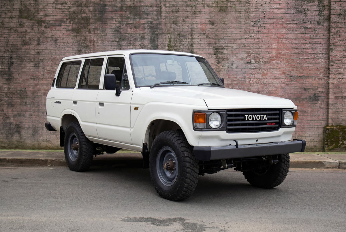 White 60 Series 1986 Toyota HJ61 Land Cruiser For Sale 