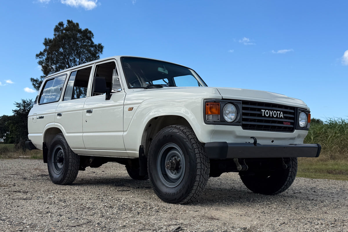 White 60 Series 1986 Toyota HJ61 Land Cruiser For Sale Australia  UK South Africa