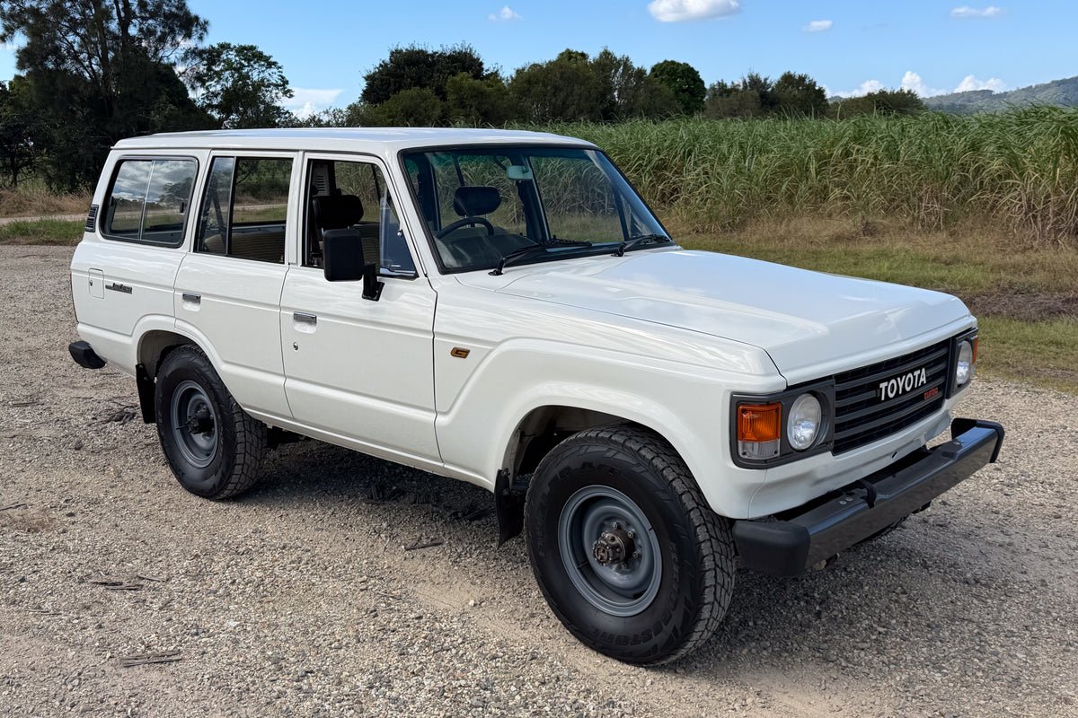 White 60 Series 1986 Toyota HJ61 Land Cruiser For Sale Australia  UK South Africa