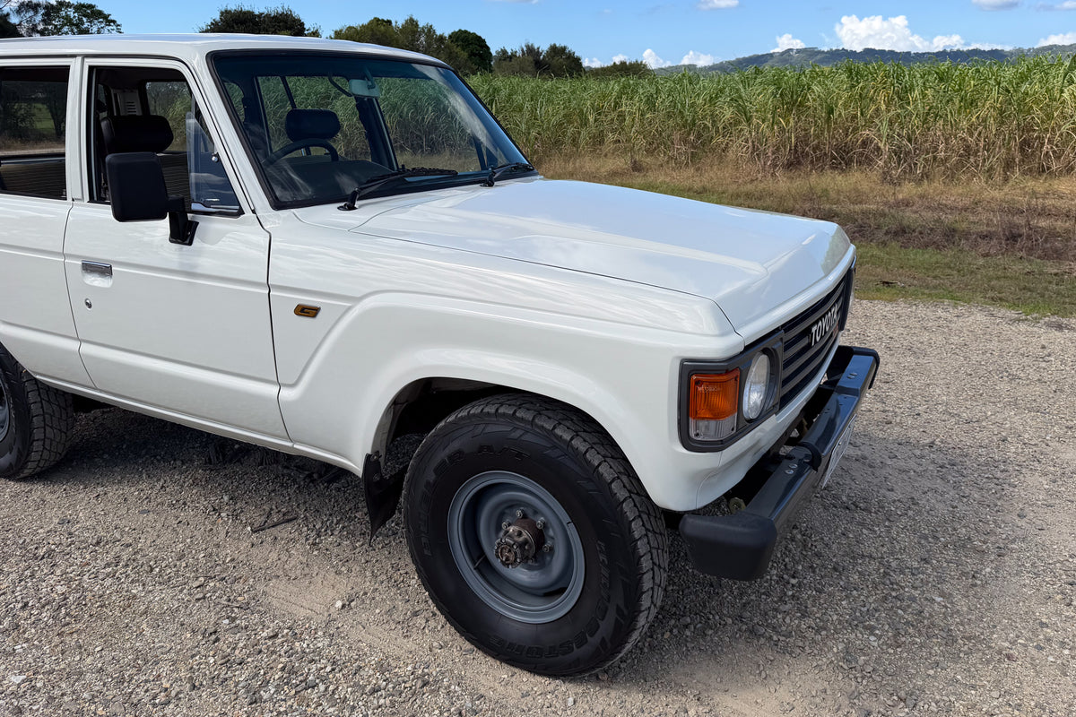 White 60 Series 1986 Toyota HJ61 Land Cruiser For Sale Australia  UK South Africa