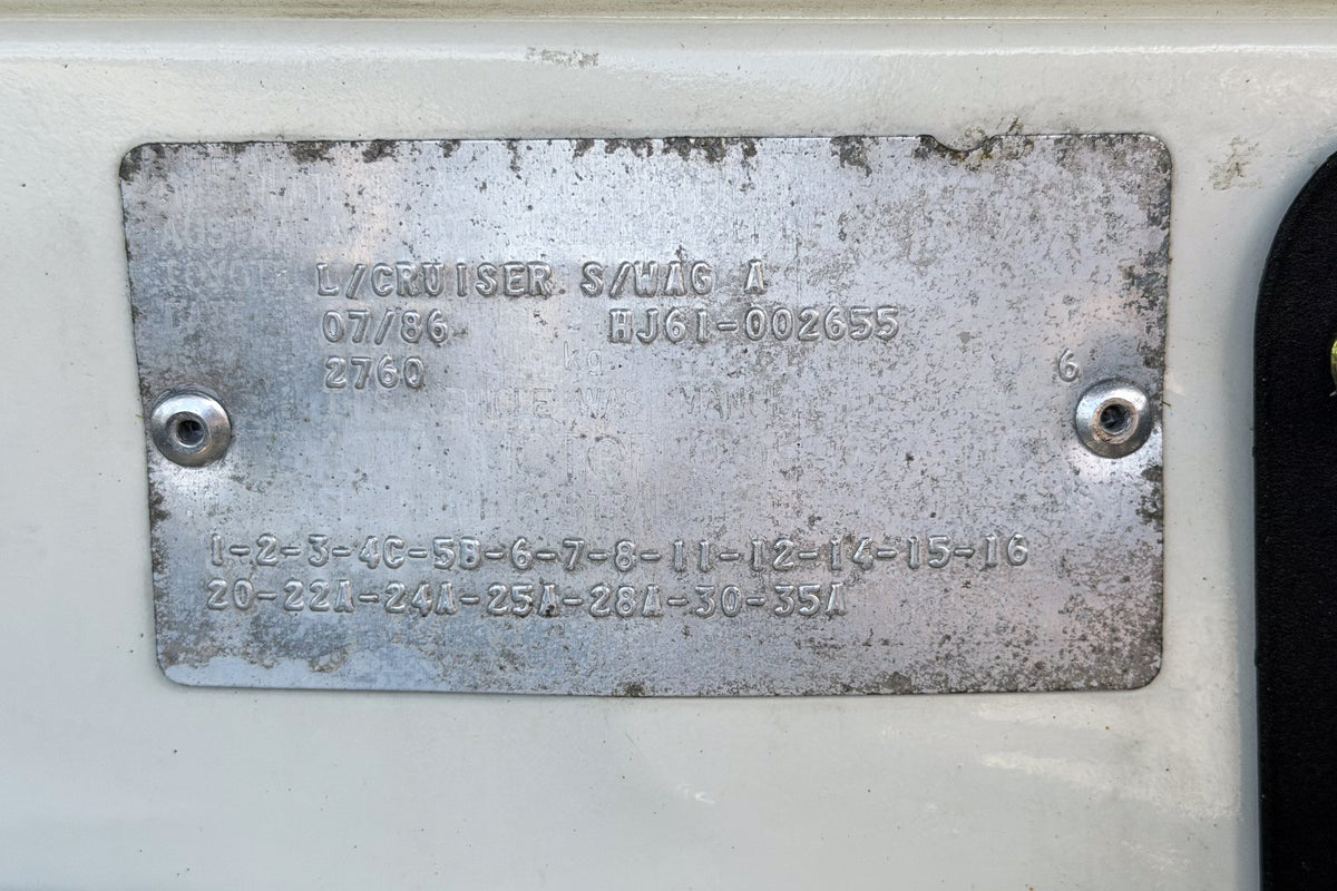 1986 Toyota HJ61 Land Cruiser 60 Series Original Engine 12H-T Turbo Diesel For Sale