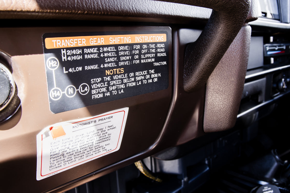 1989 TOYOTA FJ62 LAND CRUISER