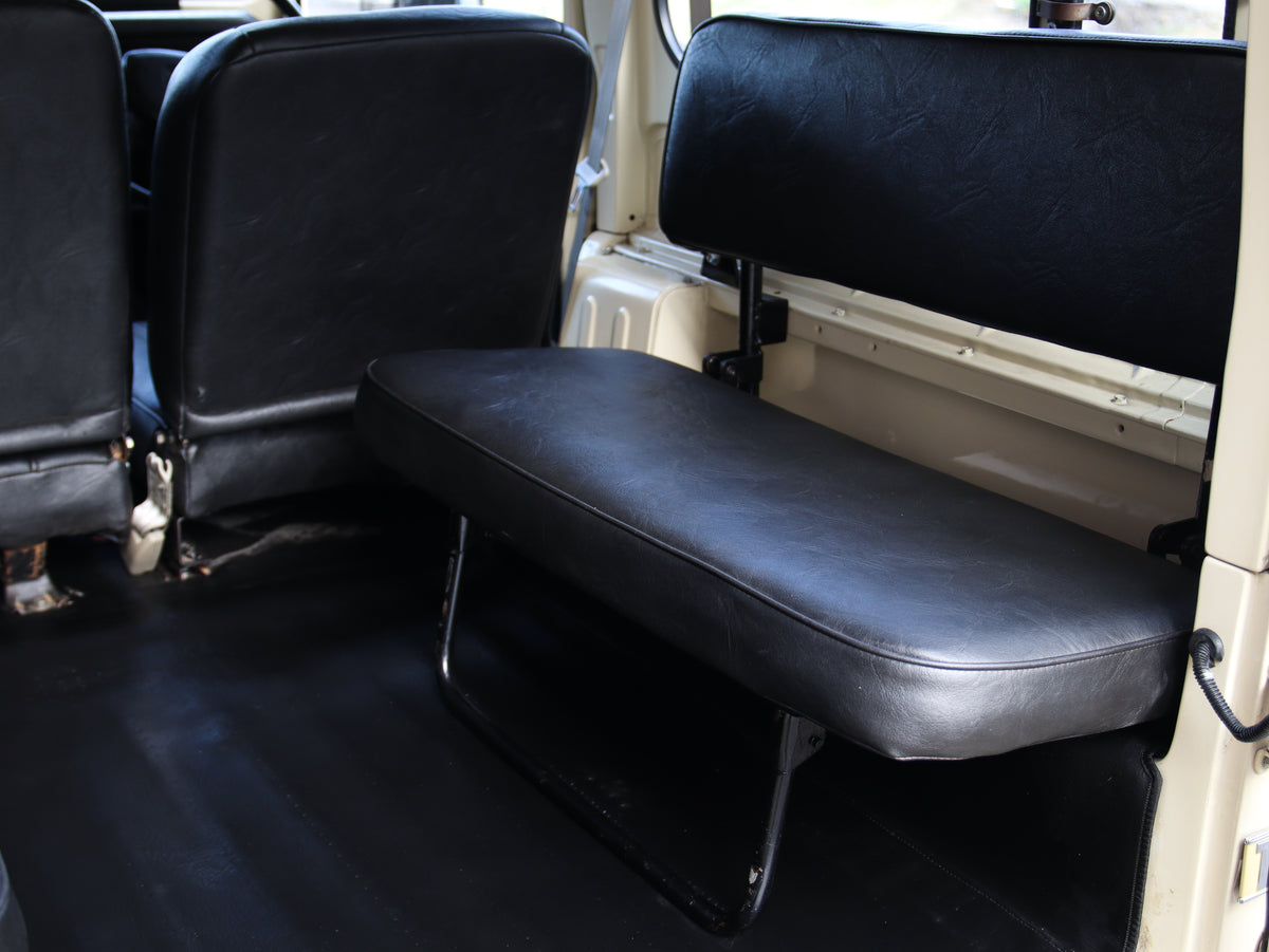 Classic 40 Series Toyota FJ40 Land Cruiser with Bulk Genuine Interior Parts and Black Leather Seats