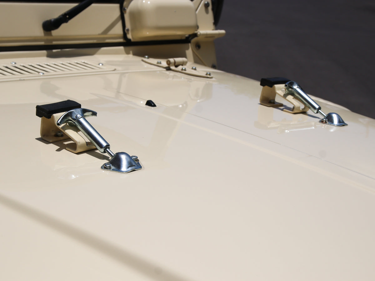 Beige 1980 Toyota FJ40 Land Cruiser with Bulk New Genuine Trims and Accessories Restored by Hogg & Swan