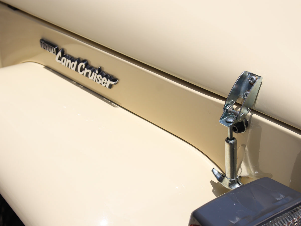 Beige 1980 Toyota FJ40 Land Cruiser with Bulk New Zinc Hardware and Accessories Restored by Hogg & Swan