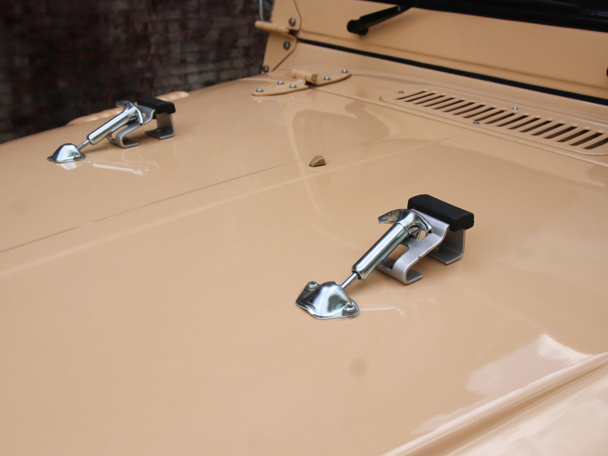 Classic Toyota 40 Series 1981 Toyota FJ40 in Beige with New Bonnet Latches and Bulk New Genuine Toyota Parts