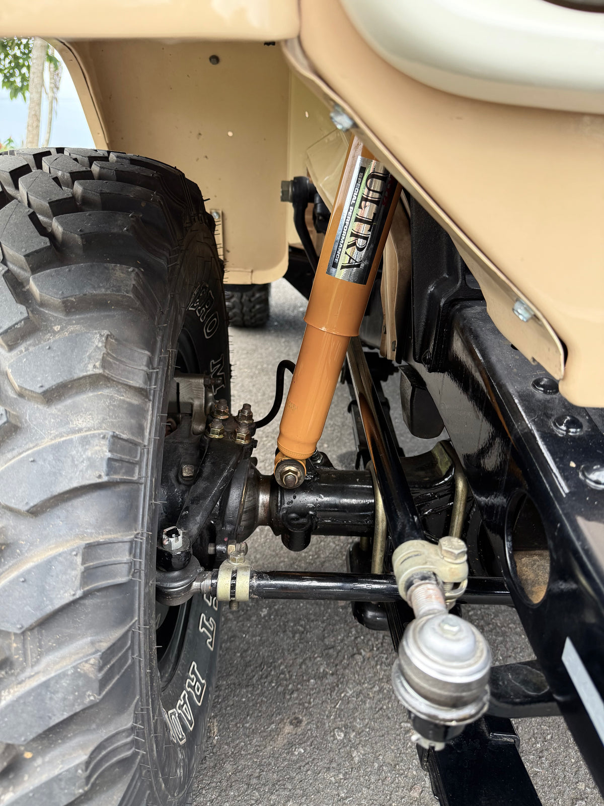 Vintage 40 Series Toyota Jeep FJ40 Land Cruiser with Classic Tyres and Upgraded Suspension