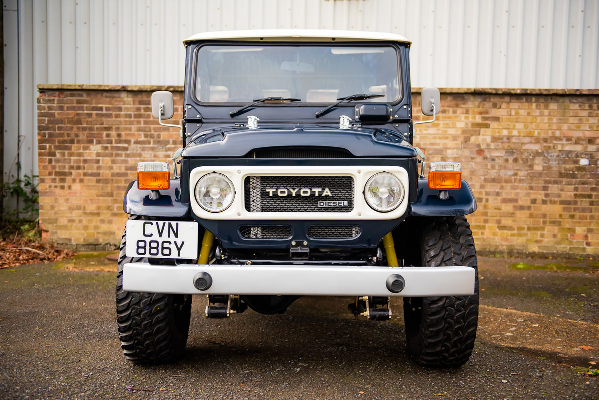 Classic 40 Series 1983 Toyota BJ40 Land Cruiser Diesel in Royal Blue with All Genuine Toyota Parts Restored by Hogg & Swan