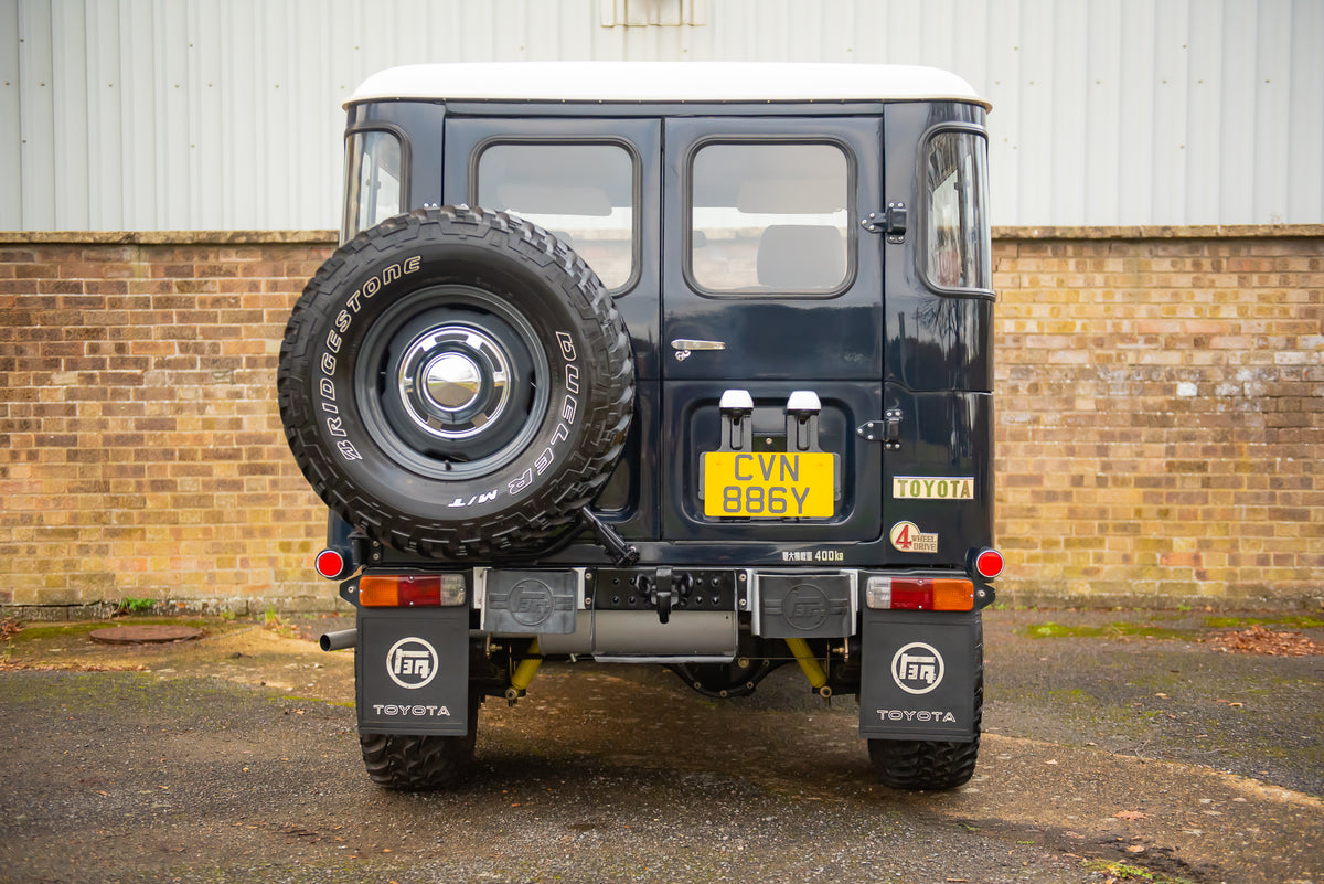 Classic 40 Series 1983 Toyota BJ40 Land Cruiser Diesel in Royal Blue with All Genuine Toyota Parts Restored by Hogg & Swan