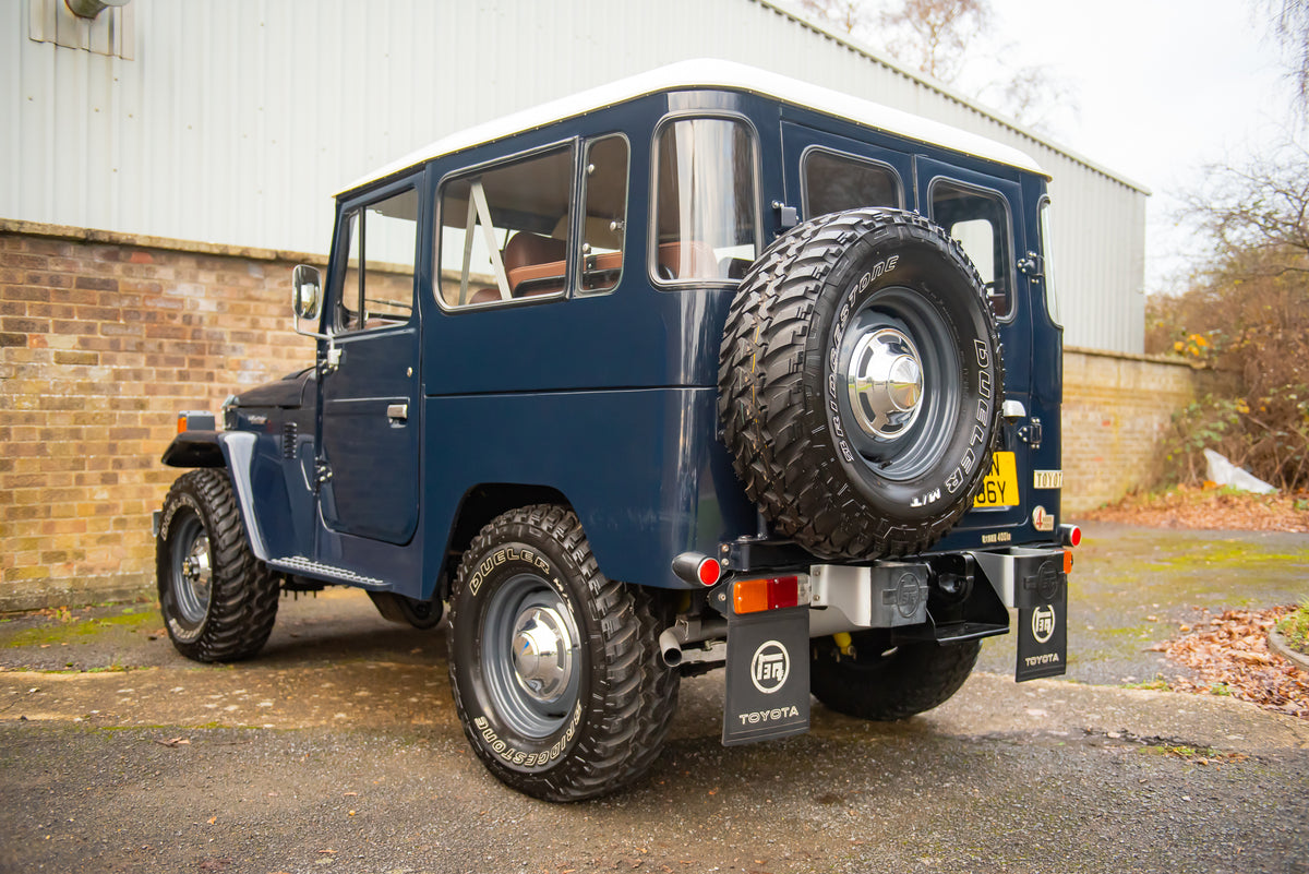 Restored 1983 Toyota BJ40 Land Cruiser B Series Diesel Engine with Bulk New Exterior Trims and Accessories Restored by Hogg & Swan