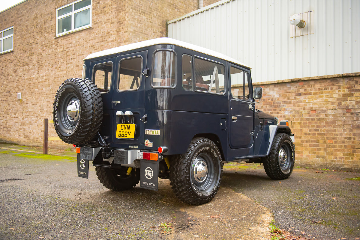 Classic 40 Series 1983 Toyota BJ40 Land Cruiser Diesel in Royal Blue with All Genuine Toyota Parts Restored by Hogg & Swan