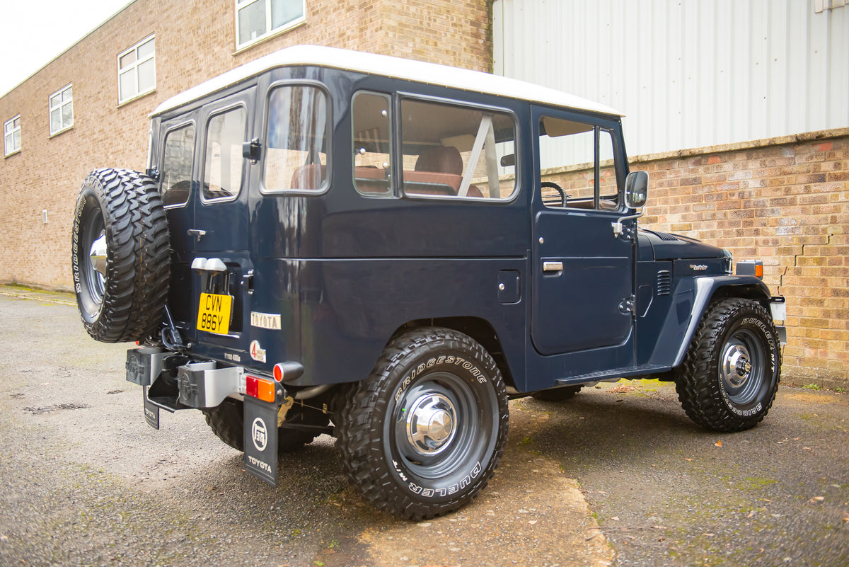Restored 1983 Toyota BJ40 Land Cruiser B Series Diesel Engine with Bulk New Exterior Trims and Accessories Restored by Hogg & Swan