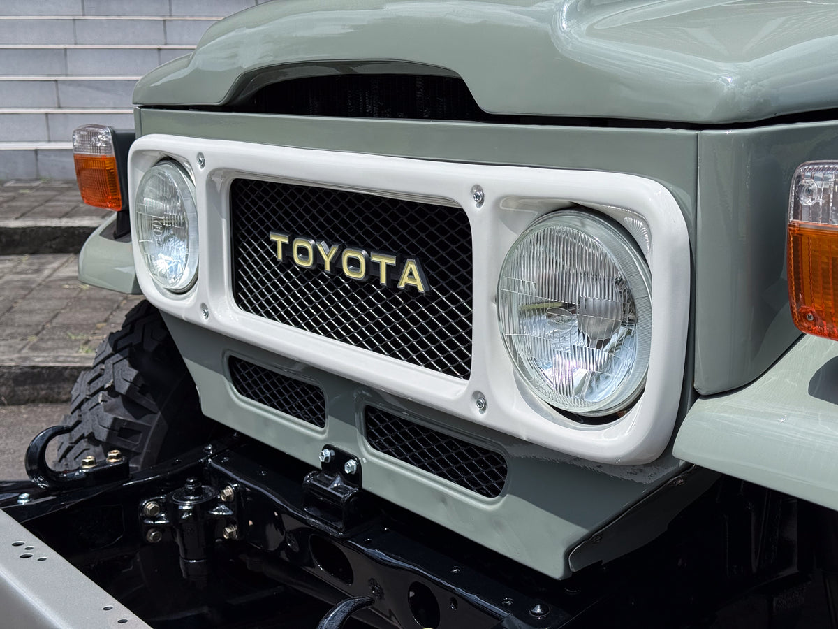Newly Restored Grey 1979 Toyota FJ40 Land Cruiser Classic Look and New Genuine Toyota Parts
