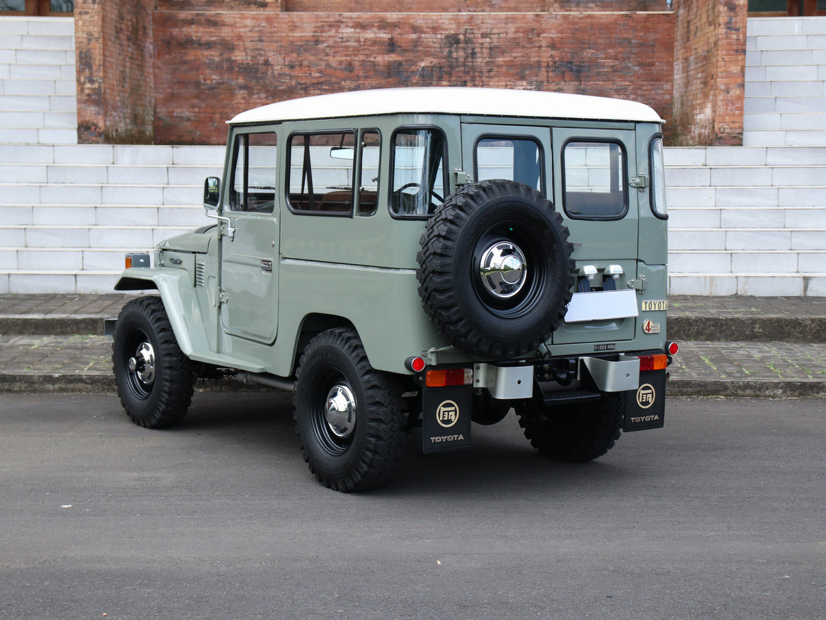 Newly Restored Grey 1979 Toyota FJ40 Land Cruiser Classic Look and New Genuine Toyota Parts