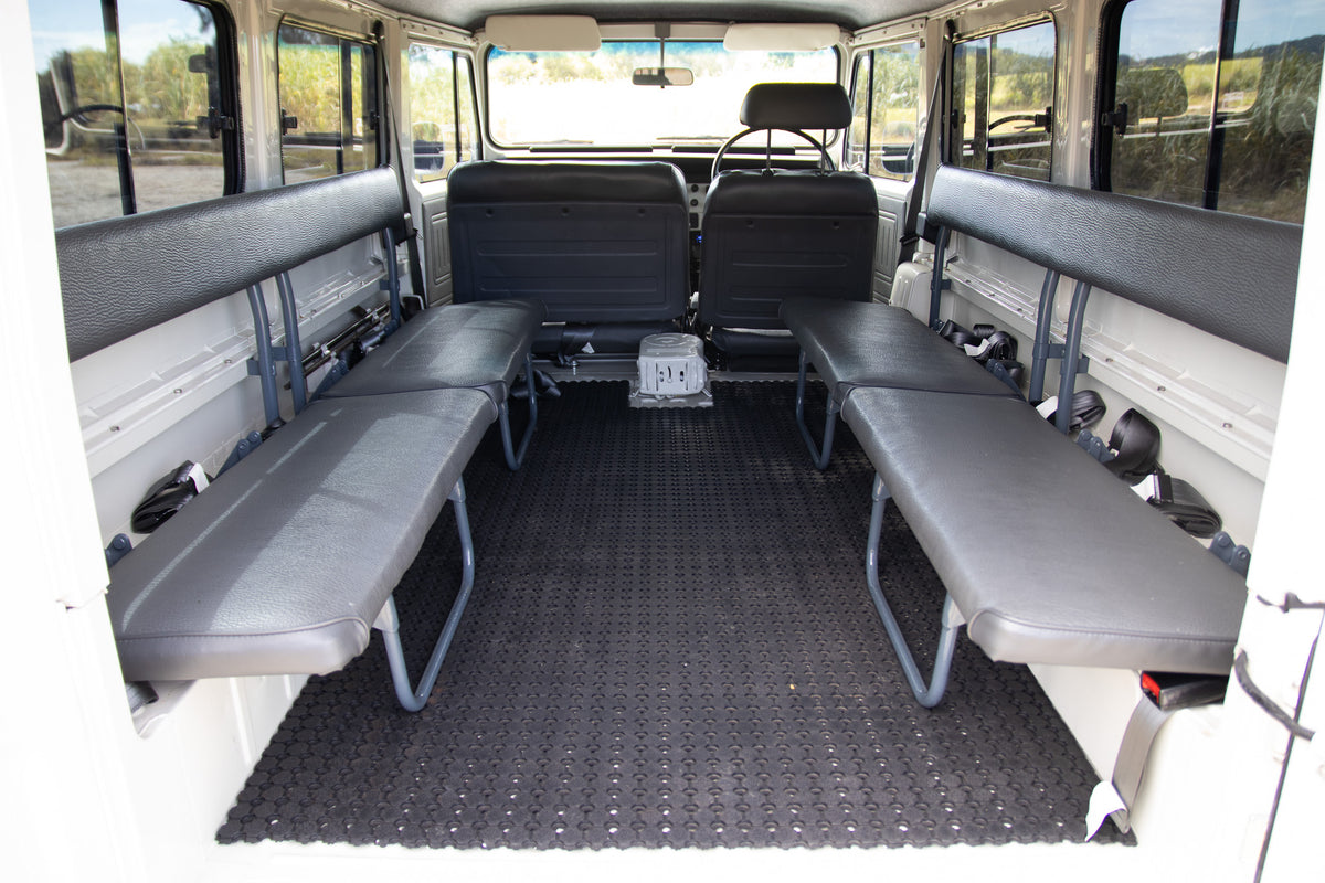 Classic 40 Series White 1982 Toyota FJ45 Troop Carrier Land Cruiser Full Restoration For Sale