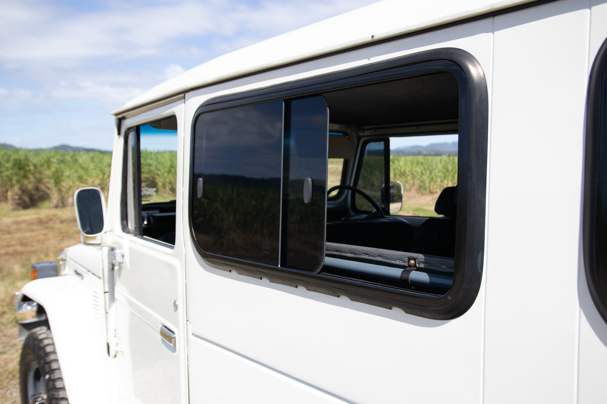Classic 40 Series White 1982 Toyota FJ45 Troop Carrier Land Cruiser Full Restoration For Sale