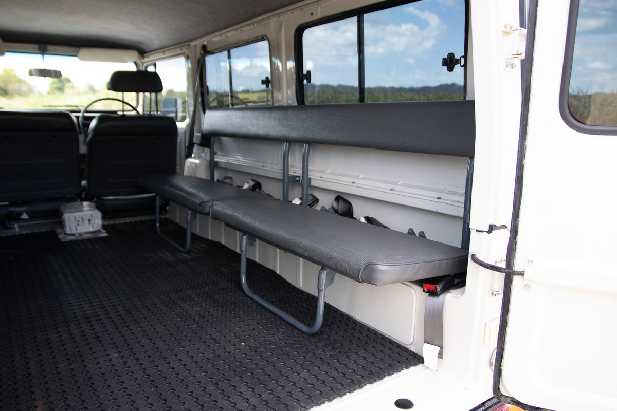 Classic 40 Series White 1982 Toyota FJ45 Troop Carrier Land Cruiser Full Restoration For Sale 