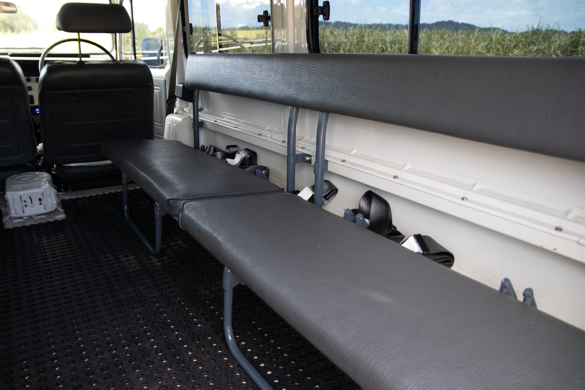 Classic 40 Series White 1982 Toyota FJ45 Troop Carrier Land Cruiser Full Restoration For Sale