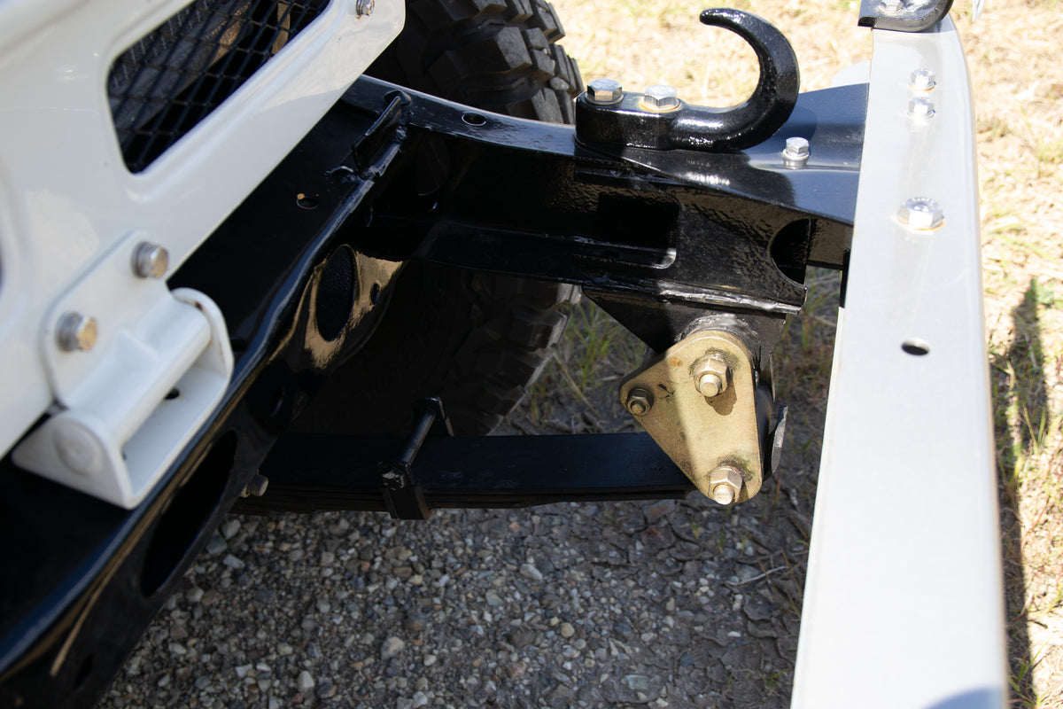Classic 40 Series White 1982 Toyota FJ45 Troop Carrier Land Cruiser Full Restoration For Sale